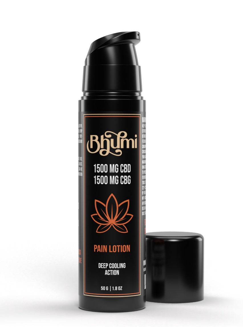 Bhumi | Topical | Pain Lotion | Menthol | 1500MG CBD 1500MG CBG